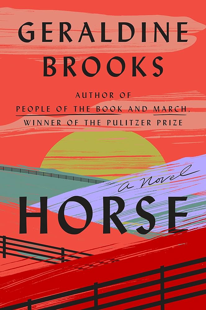 Image of the cover of the book, "Horse," by Geraldine Brooks.