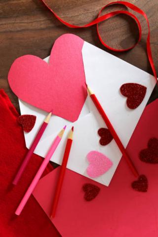 Heart shaped paper craft