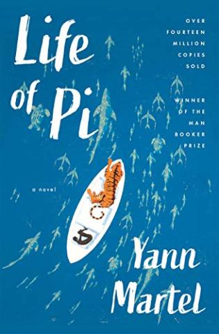 Image of the cover of the book, "The Life of Pi," by Yann Martel.