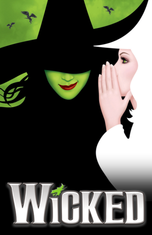 Image of the poster for the Broadway musical, "Wicked."