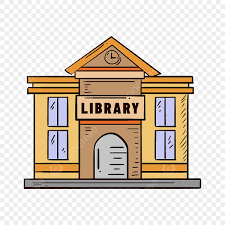 graphic of a library