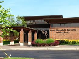 the front of the west bloomfield linbrary