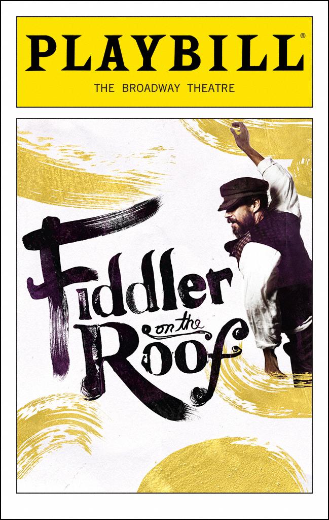 Image of the Playbill cover for "Fiddler on the Roof."