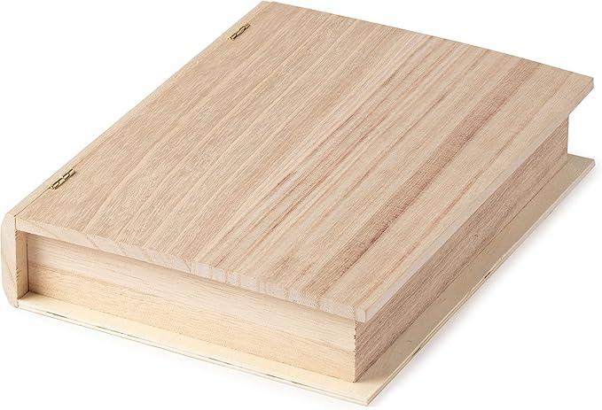 wooden book box