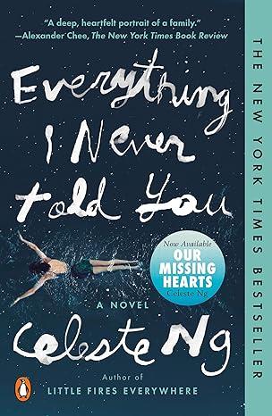 Book cover of "Everything I Never Told You"